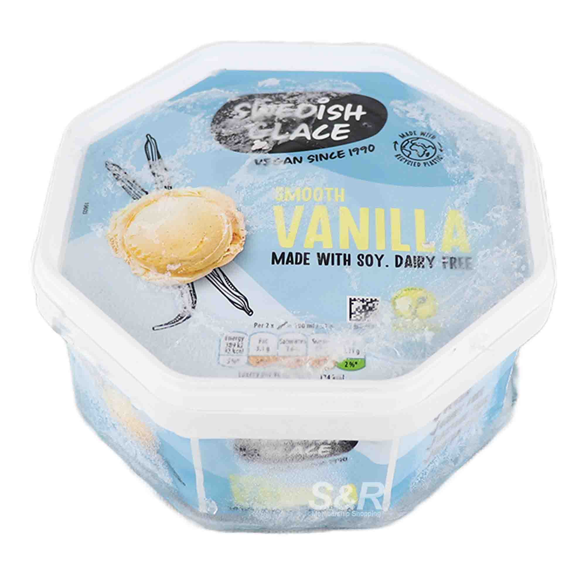 Swedish Glace Vanilla Smooth Vanilla Soy Ice Cream 750mL